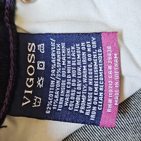 Vigoss Marley Super Skinny Jeans Mid Rise Dark Blue Wash Size W24 L29 - Picture 16 of 16